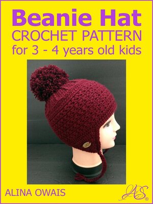cover image of Beanie Hat Crochet Pattern for 3-4 Years Old Kids